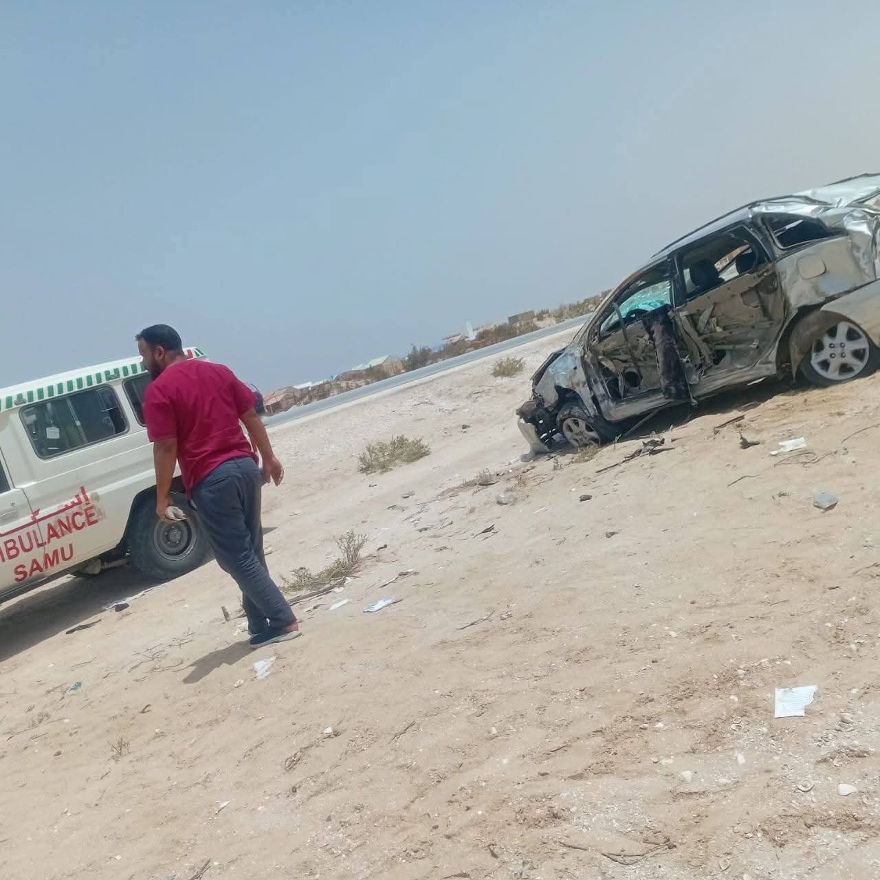 وفاة مدير بميناء تانيت في حادث سير على طريق أطار